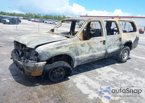 2003 Ford Excursion Eddie Bauer из США, поврежденный, VIN 1FMNU45S93EB12536